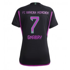 Bayern Munich Serge Gnabry #7 Bortatröja Dam 2023-24 Korta ärmar
